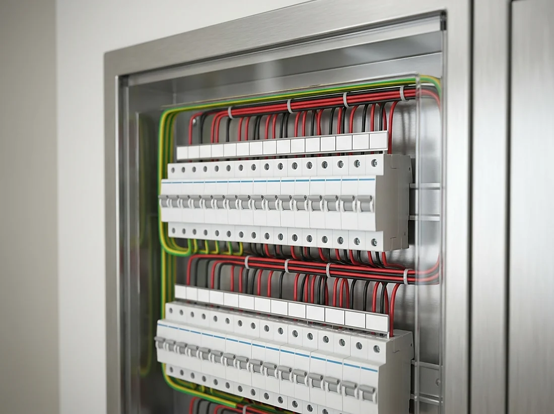 Immaculate finished residential switchboard